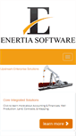 Mobile Screenshot of enertia-software.com